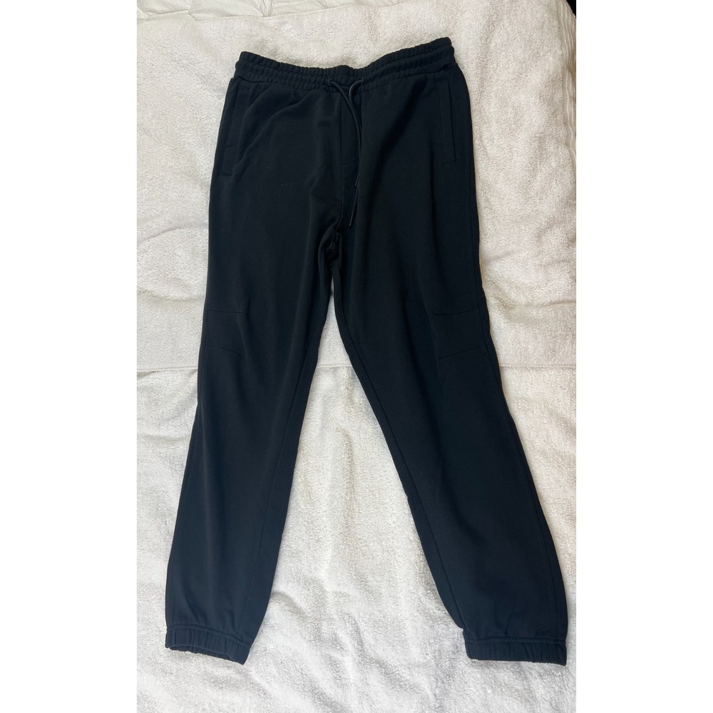 Gymshark Rest Day Essentials Joggers Mens Large Black Tapered Workout Flaw
